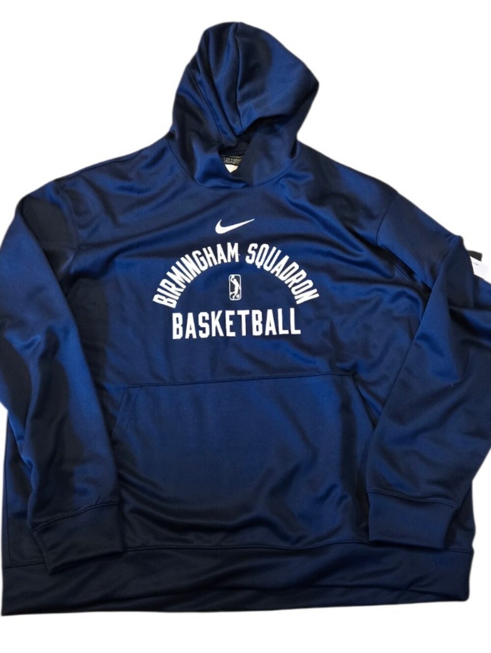 NWT Nike Men’s Birmingham Squadron Navy Blue Basketball Hoodie Sz XXL Tall